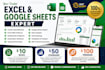 create excel spreadsheet, google sheets, dashboard, vba, automation and payroll
