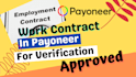 payoneer work contract verification