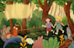 create colourful childrens book illustration