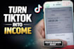 grow and monetize UK, USA, france tik tok accounts with creator rewards program