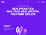 interactive ed landing page 3d website animation HTML CSS animation hover effect