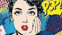 draw a retro pop art roy lichtenstein style