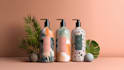 design modern cosmetic label design packaging