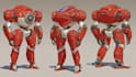 draw amazing character mecha robot illustration