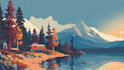 create professional vector illustration for landscapes and objects
