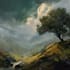 create stunning fantasy landscape, background illustration