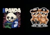 design high quality esport panda mascot logo