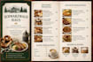 design a modern brunch, tv menu, food menu, breakfast menu for restaurant