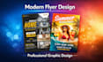 design a modern flyer with clean graphic design