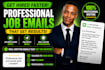 rewrite job application and email to get more responses