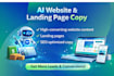 write professional ai website copy that converts