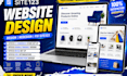 do site123 website design, redesign or fix site 123 website, SEO optimization