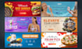 design website banner, web slider, and shopify banner