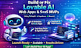 build lovable ai web apps using supabase, replit, base44 and vibe coding