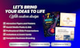 custom canva designs, editable, modern templates