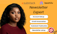 do beehiiv substack newsletter setup beehiiv automation substack account setup