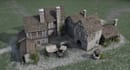sculpt 3d modular terrain, 3d terrain building, 3d medieval, ttrpg environment