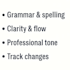 proofread and edit your documents