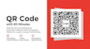 custom a professional logo qr code, website and  info business card with qr code