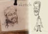 draw rough sketch or concept sketch from your idea