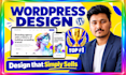 create wordpress website design, redesign, ecommerce website development