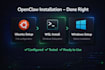 setup ,install openclaw in ubuntu, wsl, or windows