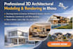 create 3d architectural models and renders in rhino