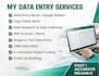 do accurate data entry, copy paste, and web research