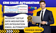 set up wealthbox redtail automation wealthfront brosh odoo gohighlevel salesmate