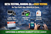 beta test manual test user test your saas website app with detailed QA feedback