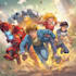 create  fantasy superhero  adventure comic illustrations