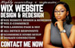 wix website redesign wix website design website development wix ecommerce store