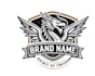 design vintage dinosaur dragon logo