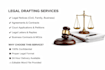 draft professional legal documents, notices and petition