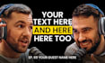 design professional podcast youtube thumbnail