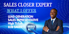 be your commission bases sales closer and b2b appointment setter