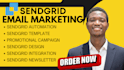 design develop sendgrid email templates to improve open rates sendgrid expert