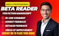 provide an expert beta read and manuscript feedback for romantasy