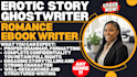 write erotic story erotica ghostwriter romance ebook
