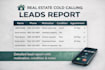 real estate cold calling and appointment setting