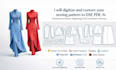 digitize and convert your sewing pattern to dxf pdf ai