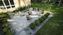 design custom backyard and front yard landscaping, including patios