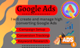 create and manage google ads campaigns