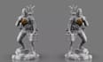 sculpt 3d action figure, 3d character, miniature, 3d statue, collectible figure