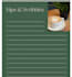 design coffee theme green canva notebook,digital creator