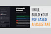 build ai chatbot for your website trained on your business data