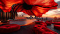 generate 5 architectural concept ideas as imagery