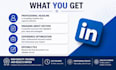 write a professional linkedin profile and about section