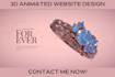 3d interactive wix studio website design wix studio animated 3d website shopify