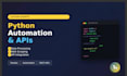 python automation, data processing, and API integration